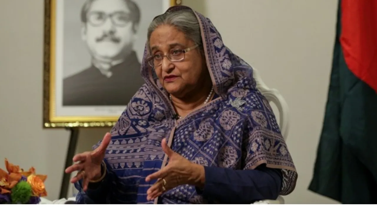  Bangladeshi Prime Minister Sheikh Hasina Photograph:(Reuters) 